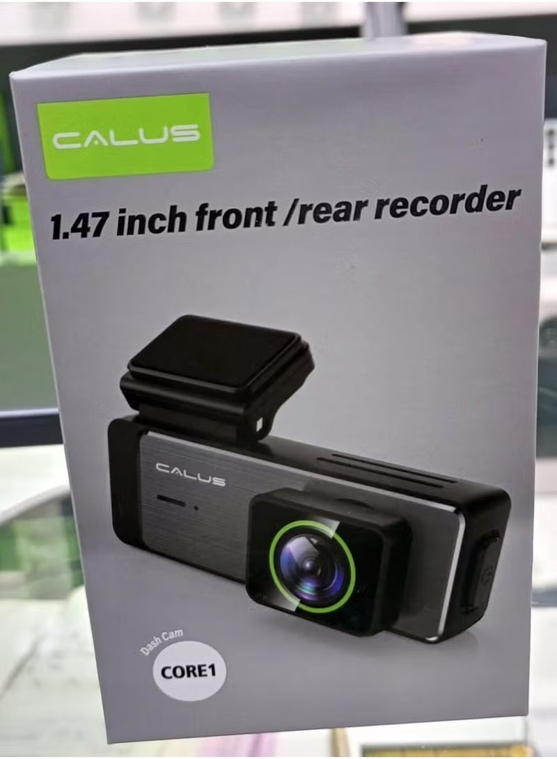 CALUS Core 1 Dash Cam – 1.47″ Front & Rear Full HD Car Camera with Night Vision, Loop Recording, Parking Monitor & Wide-Angle Lens for Safe Driving - Image 2